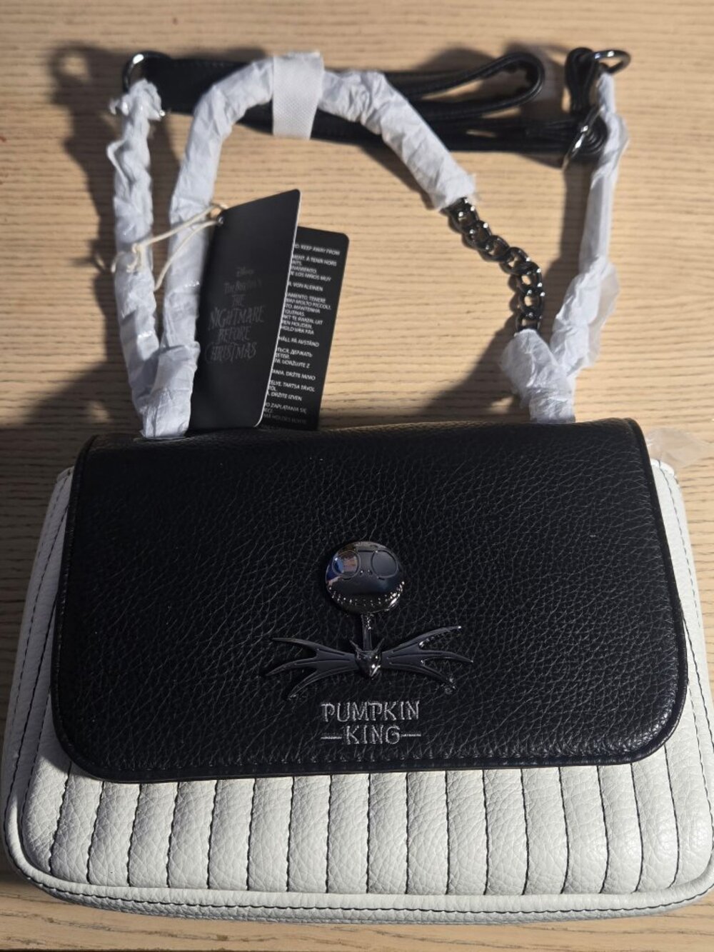 Disney Nightmare Before Christmas Jack Skellington Pumpkin King Crossbody NWT